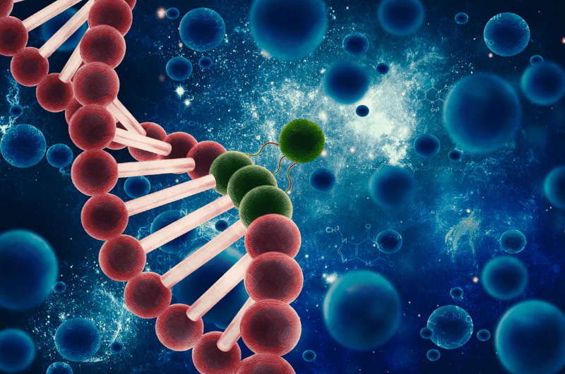 illustration of cells and gene
